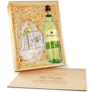 Präsentkiste "Stollen & Rotkäppchen Riesling Weißwein"