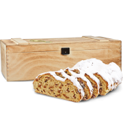 Dresdner Christstollen ®, 1000g in in Holzkiste