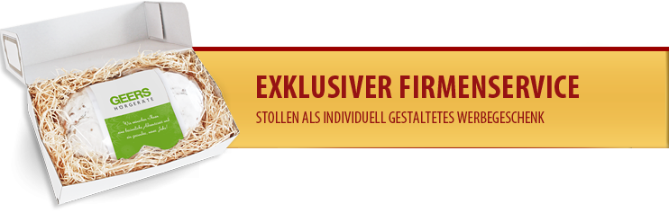 Stollen Werbeartikel Werbegeschenk